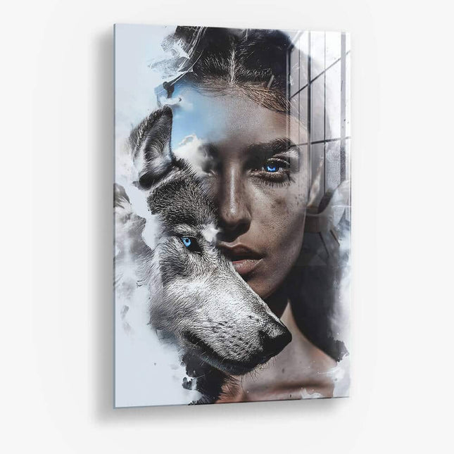 Wolf and Woman – Glass