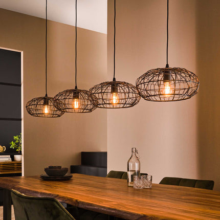 Pendant Lamp 4L connect XL / Black Brown