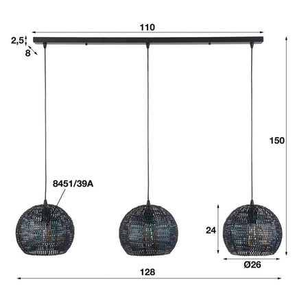 Pendant Lamp Globe Mesh