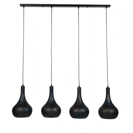 Pendant Lamp 4L punch kegel / Black Brown