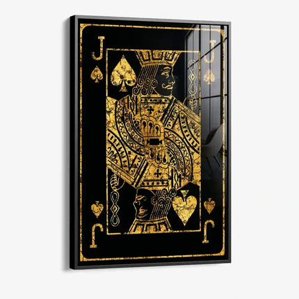 Golden Card J – Glass