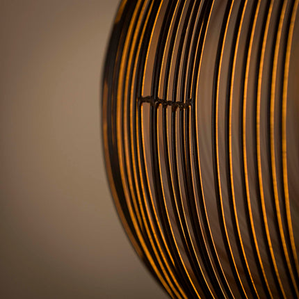 Pendant Lamp Ø70 copper twist / Black Nickel