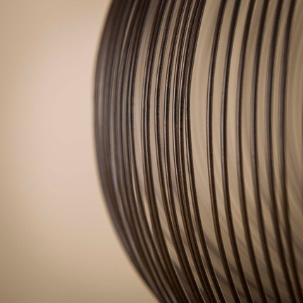 Pendant Lamp Ø70 copper twist / Black Nickel