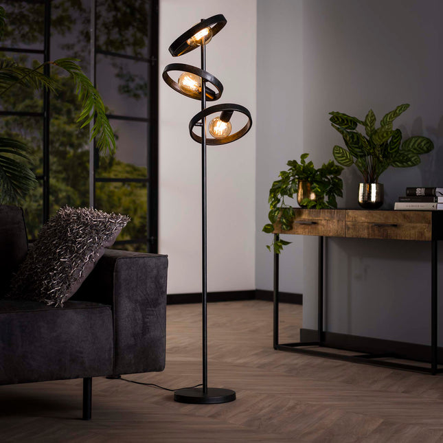 Floor Lamp 3L hover / Charcoal
