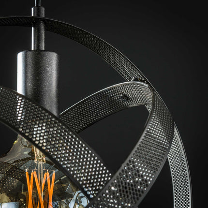 Pendant Lamp 3L cosmos mesh / Arctic Black
