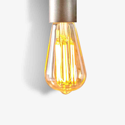 LED [ST64] filament drop – E27 6W dimmable / Amber-Colored Glass