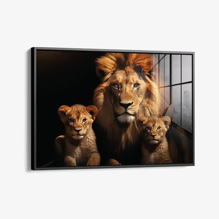 Father & Kids – Glass