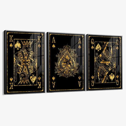 Bundle: "Golden Cards" (3x) – Glass