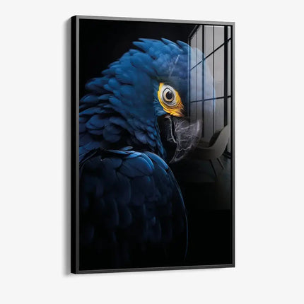 Blue Macaw – Glass