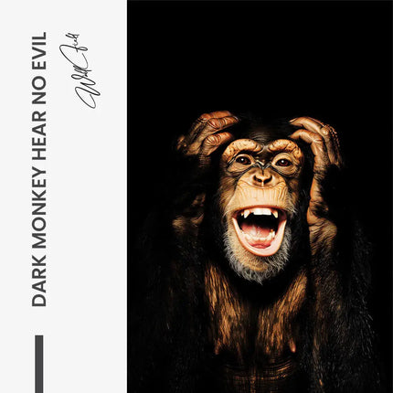 "Dark Monkey Hear no Evil"