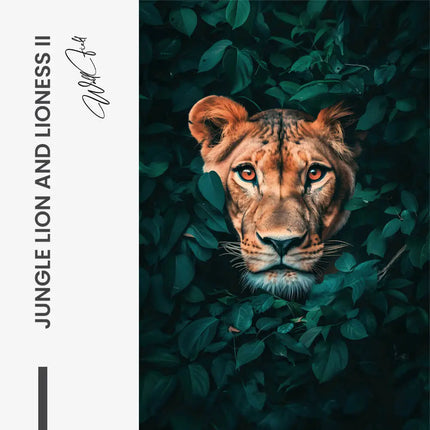 "Jungle Lion and Lioness II"