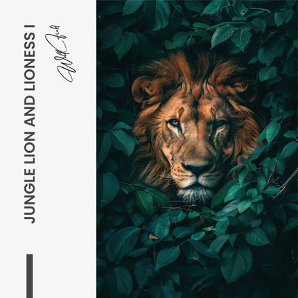 "Jungle Lion and Lioness I"
