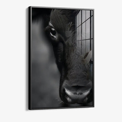 Cow Close-Up – Glass