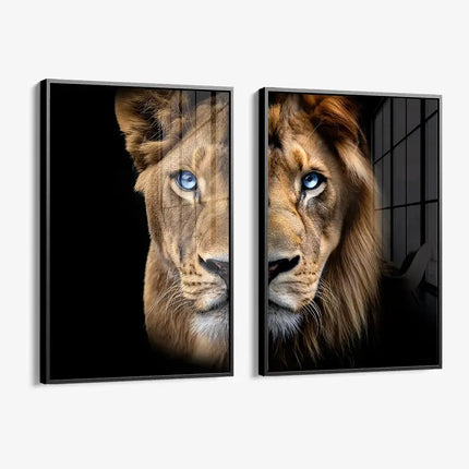 Bundle: "Blue Eyed Lions" (2x) – Glass