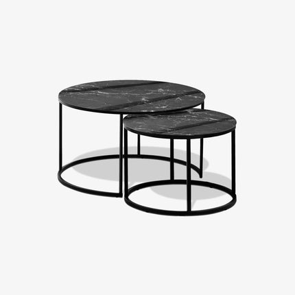 Coffee Table Zwart - Black Stone