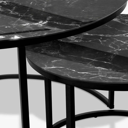 Coffee Table Zwart - Black Stone