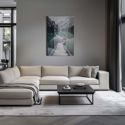 Boat At The Lake – Glass