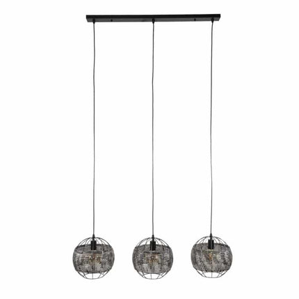 Pendant Lamp 3L Ø30 armor open / Black Brown