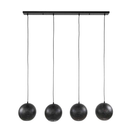 Pendant Lamp 4x Ø25 zip / Arctic Black