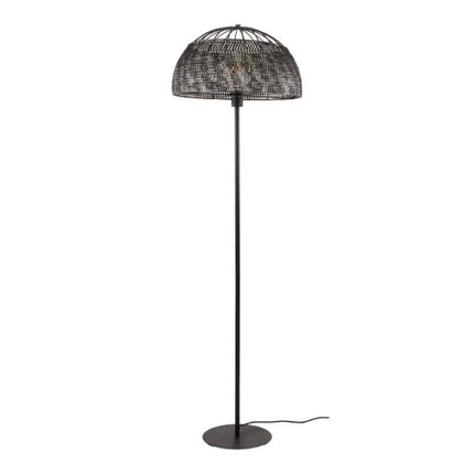 Floor Lamp Ø50 armor open / Black Brown