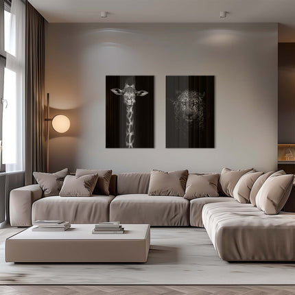 Bundle: "Black Animals" (2x) – Glass