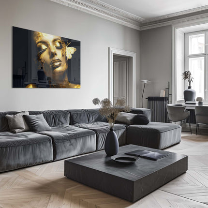 Butterfly Woman (Gold) – Glass