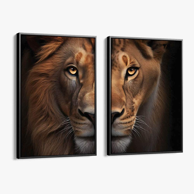 Bundle: "Lion & Lioness Color II" (2x)