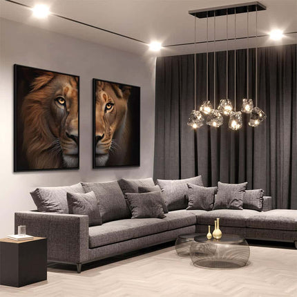 Bundle: "Lion & Lioness Color II" (2x)