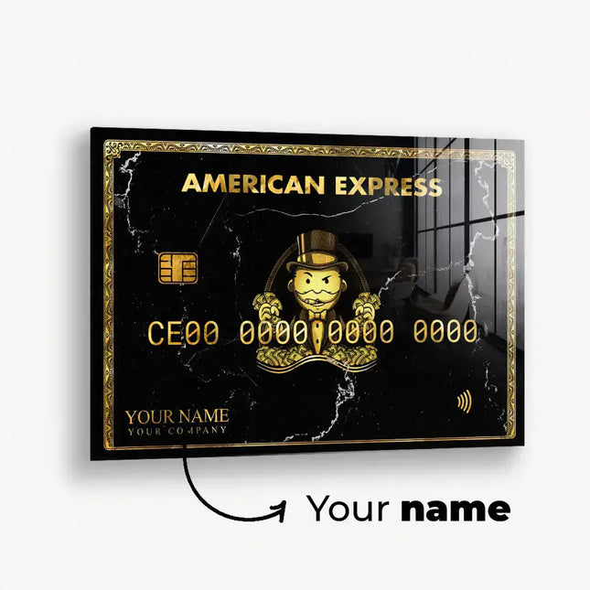Custom AMEX (Gold) – Glass