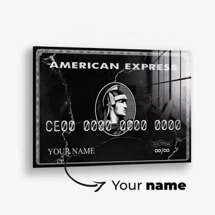 Custom Amex – Glass