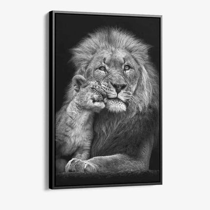 "Lion With Cub"