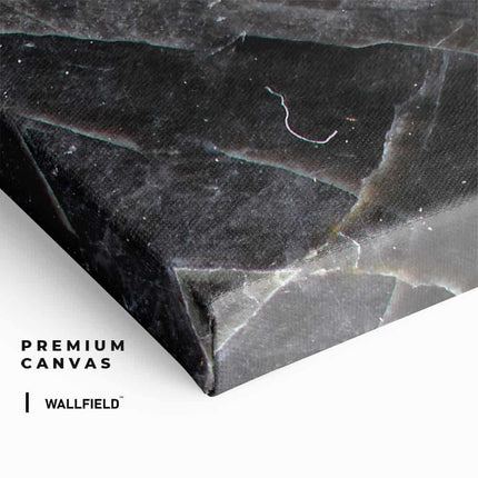 "Black, White & Gold Stone"