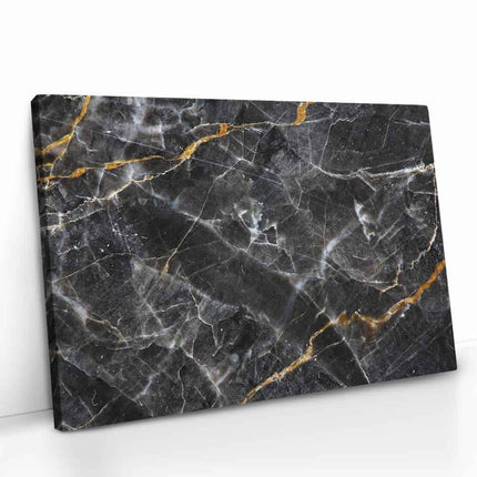 "Black, White & Gold Stone"