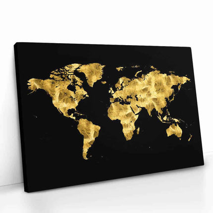 "Golden World Map"