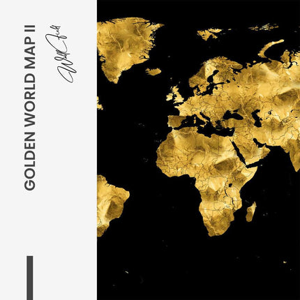 Bundle: "Golden World Map" (3x) – Glass