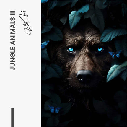 Bundle: "Jungle Animals II" (3x) – Glass