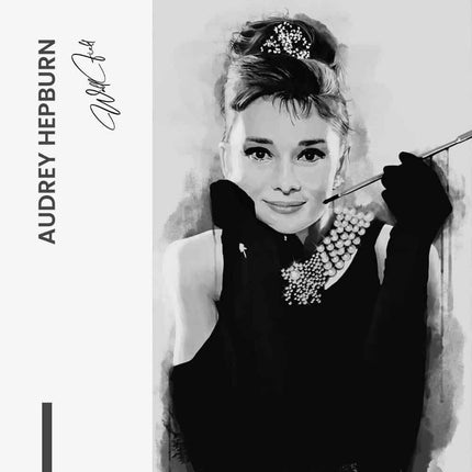 Audrey Hepburn – Glass