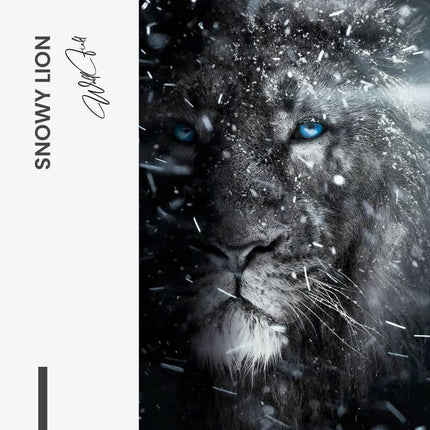 Snowy Lion – Glass