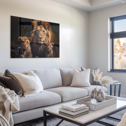 Father & Kids – Glass