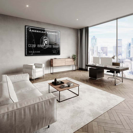 Custom Amex – Glass