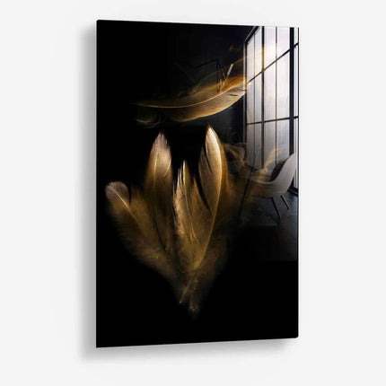 Golden Feathers – Glass