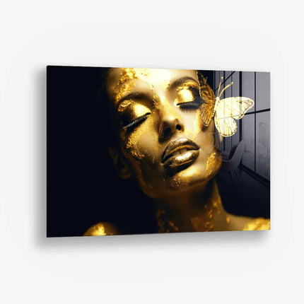 Butterfly Woman (Gold) – Glass