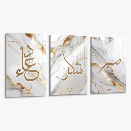 Bundle: "Sabr, Dua & Shukr II" (3x) – Glass
