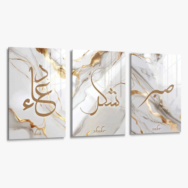 Bundle: "Sabr, Dua & Shukr II" (3x) – Glass