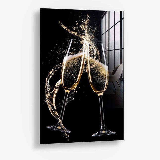 Champagne Popping – Glass