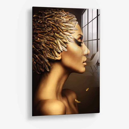 Feather Woman – Glass