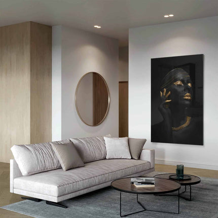 Native Woman – Glass