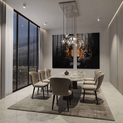 Bundle: "Tiger face" (2x) – Glass