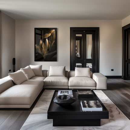 Golden Feathers – Glass