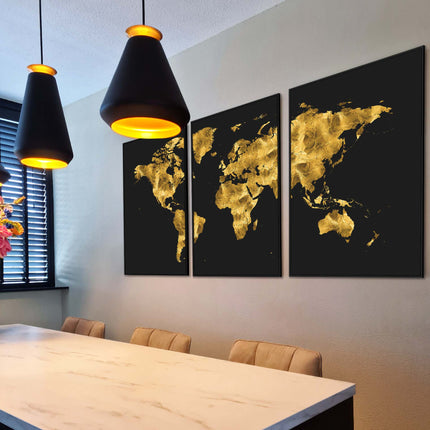 Bundle: "Golden World Map" (3x)